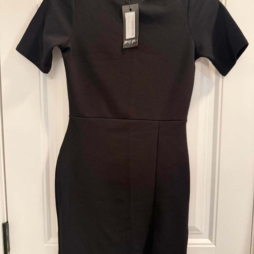 Nasty gal black bodycon dress